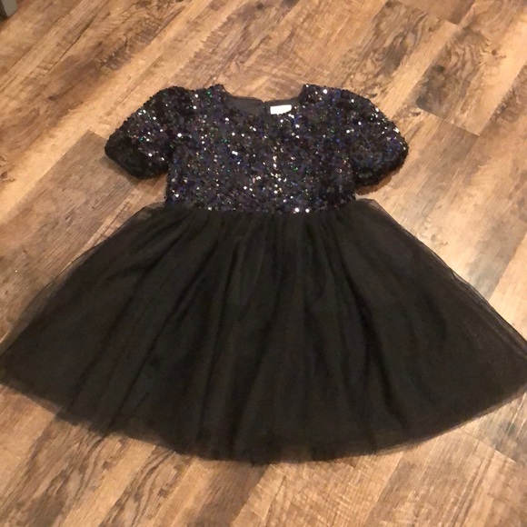 Cat & Jack Other - NWOT! Cat & Jack black sequin tulle dress